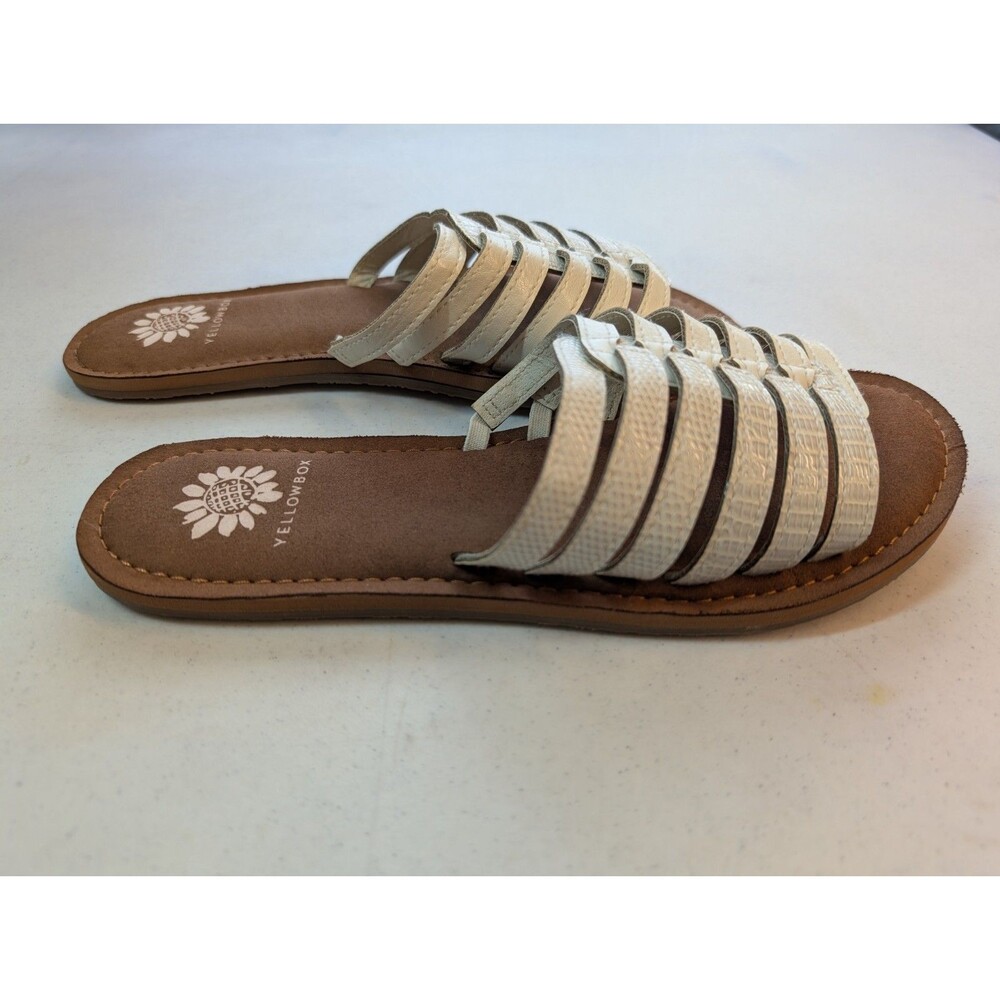 Yellow Box Destiny Ivory Women's Sandals Size 7 1/2